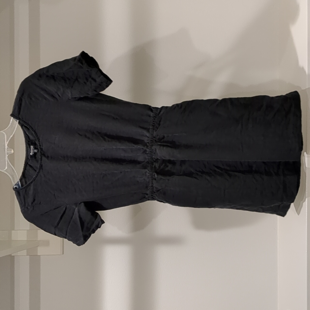 Madewell Silk black dress